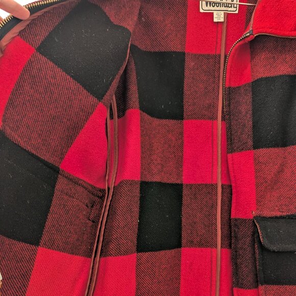 Woolrich rare plaid wool vintage jacket - Picture 8 of 10